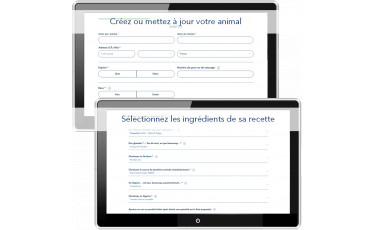 Création de votre animal et choix de la recette